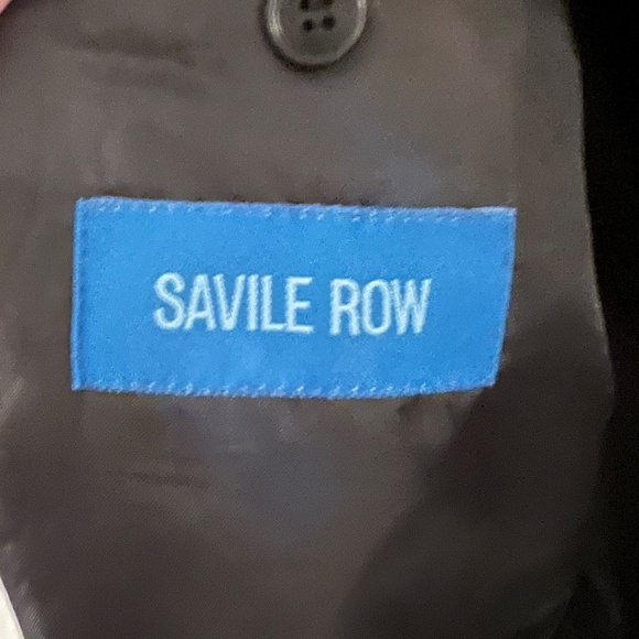 Macy’s Woolmark Black and White Herringbone Sport Coat - Picture 4 of 6